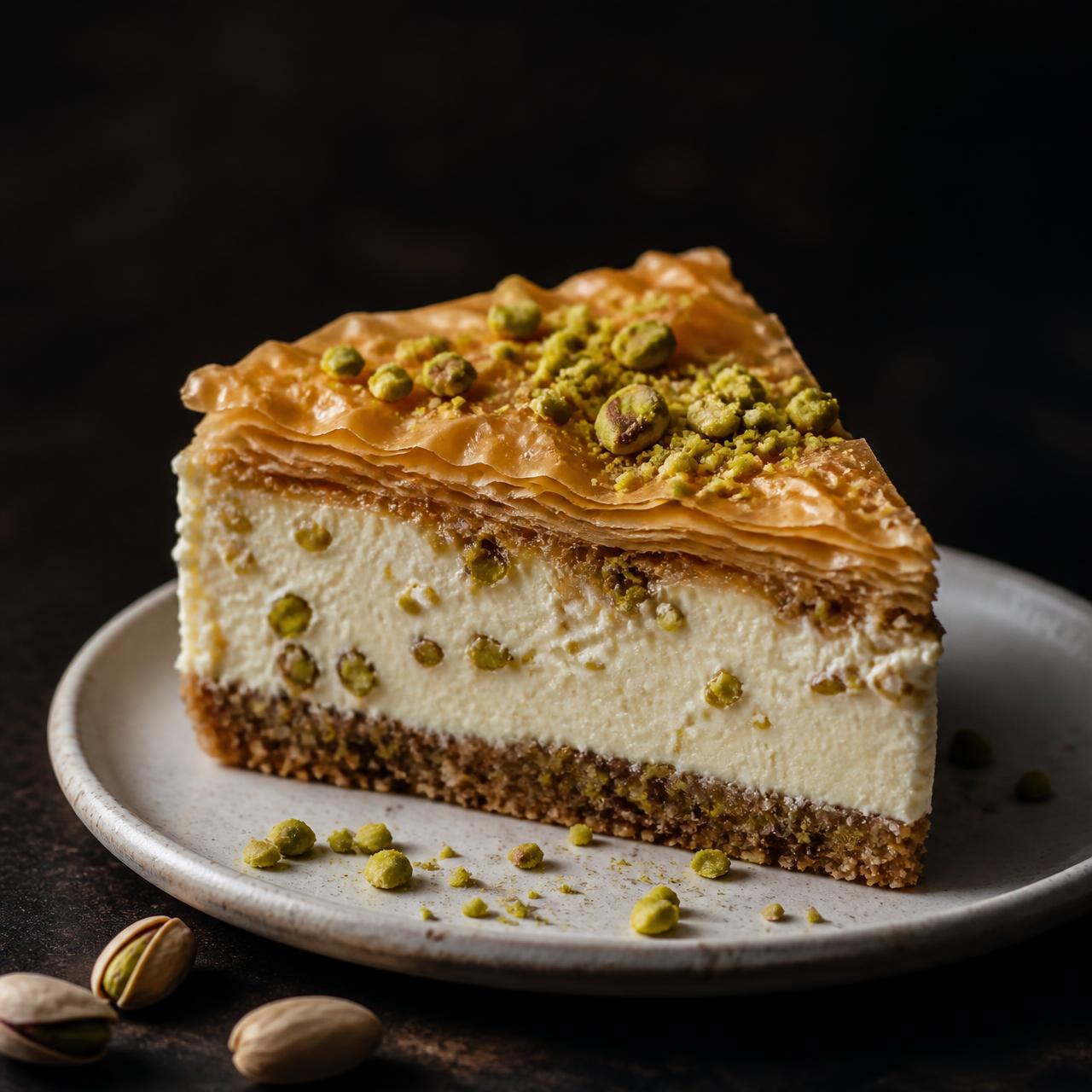 Baklawa cheesecake